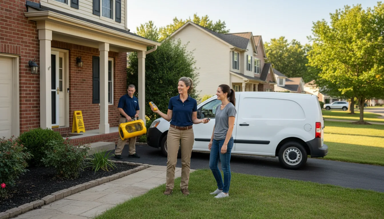 Water restoration image for Home Water Damage Repair in Verona, NJ